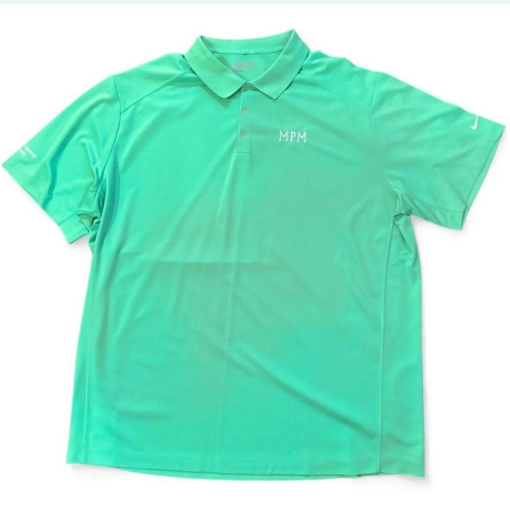 Nike Men's Green Polo Golf Shirt
